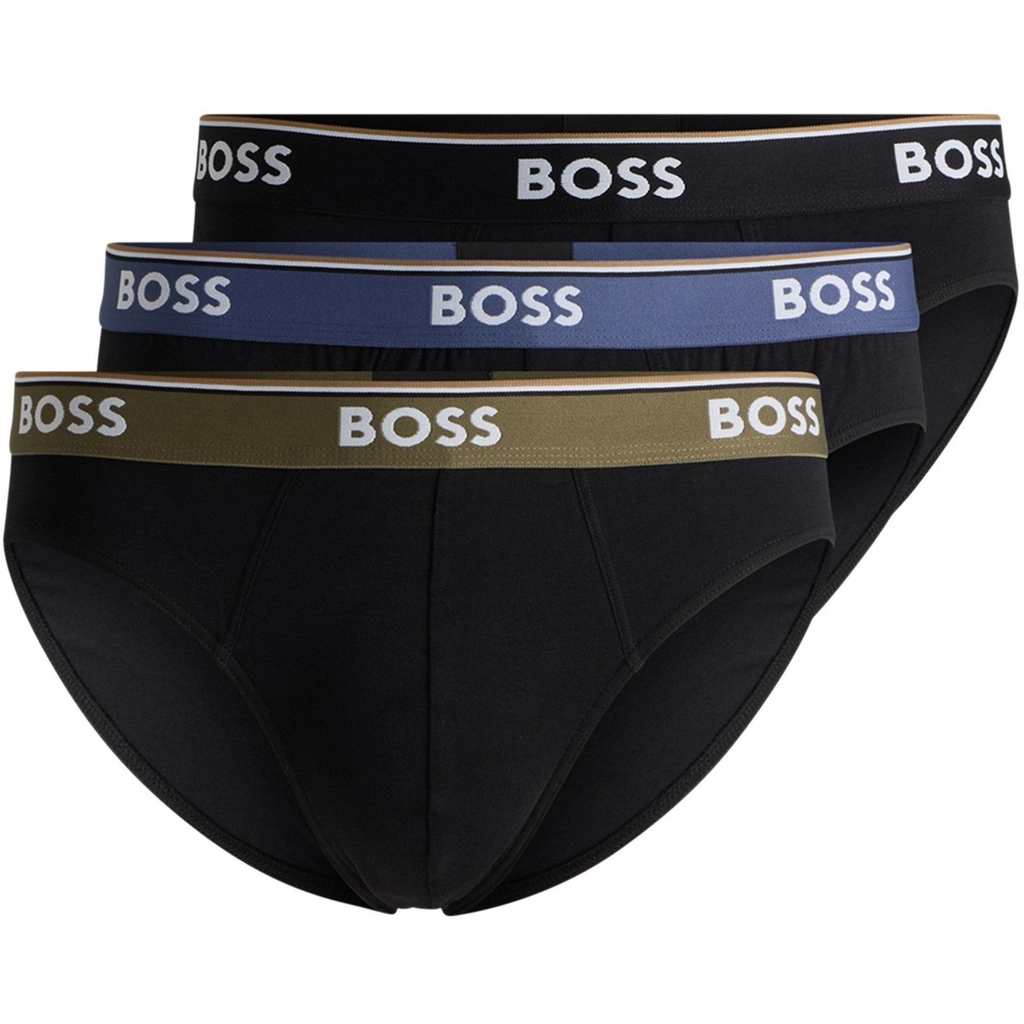 Hugo Boss Brief 3P Power 10260726 01 Boxer Mens - Open Misc